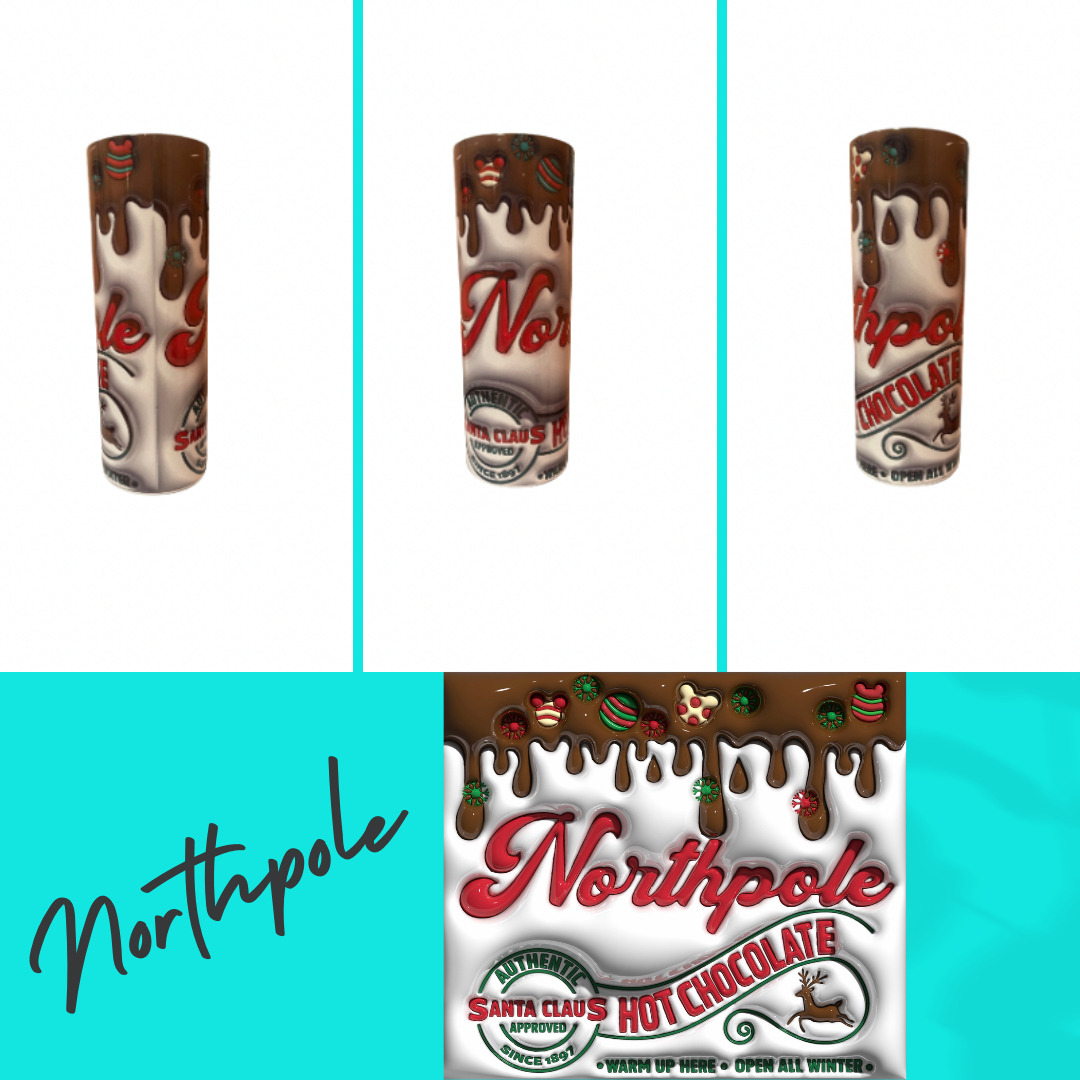 3D Northpole Tumbler