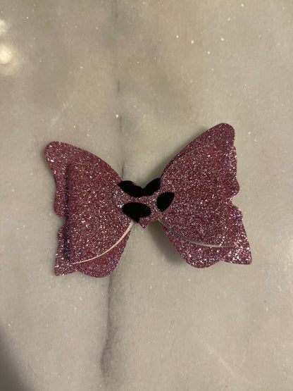 Pink Cheetah Bow