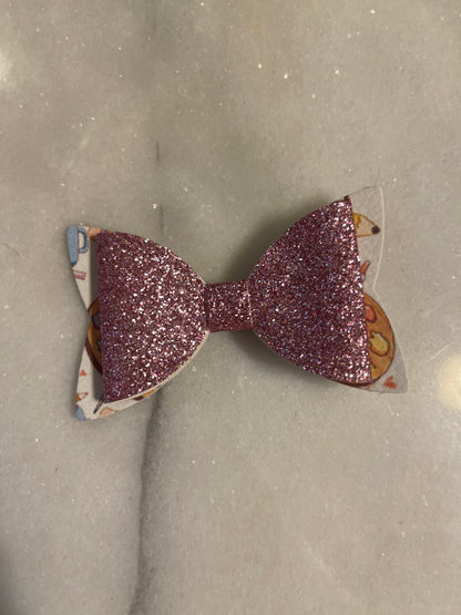 Sparkle Pink Art Bow