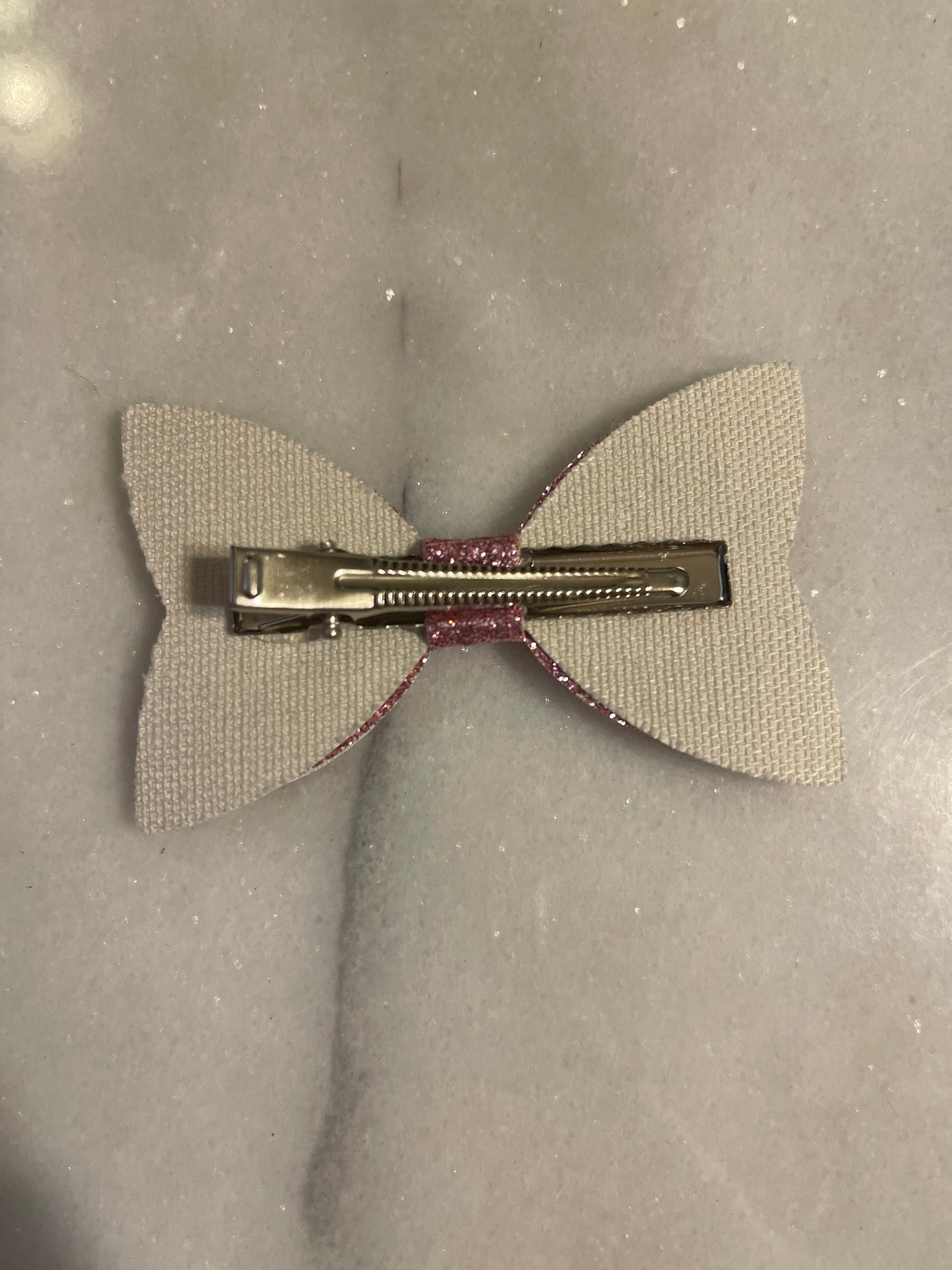 Sparkle Pink Art Bow