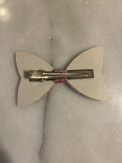 Sparkle Pink Art Bow