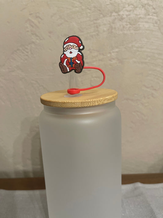 Santa Straw Topper