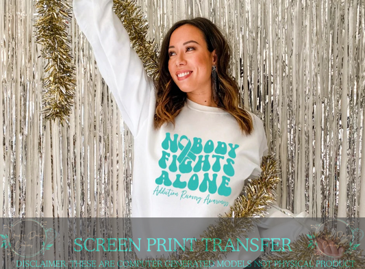 Single Color Screen Print Transfer - Recovery